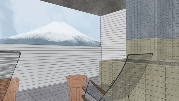 『3階富士山側』個室サウナ・露天風呂付45平米【デラックス】